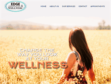 Tablet Screenshot of edgewellness.net